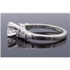 Image 5 : Platinum 1.10ctw Diamond Ring