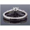 Image 6 : Platinum 1.10ctw Diamond Ring