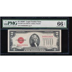 1928F $2 Legal Tender Note PMG 66EPQ