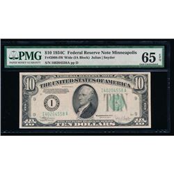 1934C $10 Minneapolis Federal Reserve Note 65EPQ