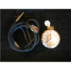 LOT, HAMILTON POCKET WATCH & BOLO