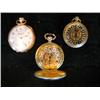 Image 1 : LOT, (3) SMALL POCKET WATCHES