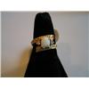 Image 1 : RING W/DIAMONDS & OPAL