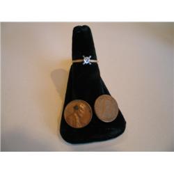 LOT, RING W/DIAMONDS & (2) PENNIES