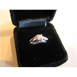 WEDDING SET W/DIAMOND (.25 CT)
