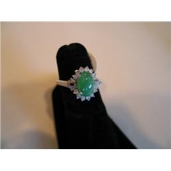 PLATINUM RING W/DIAMONDS