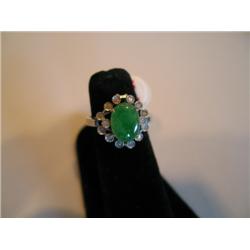 PLATINUM RING W/DIAMONDS