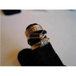 LOT, (3) RINGS W/DIAMONDS