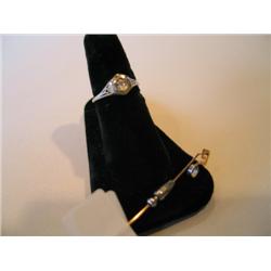 RING W/DIAMONDS & PIN