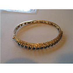 BRACELET W/BLUE SAPPHIRES