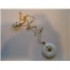 Image 1 : LOT, CHAINS W/JADE PENDANTS