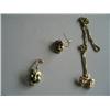 Image 1 : SET OF COMEDY/TRAGEDY EARRINGS W/MATCHING NECKLACE