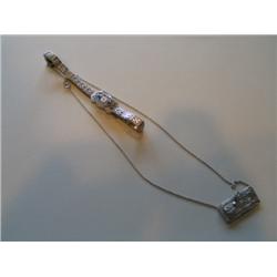 BRACELET (VICTORIAN) W/DIAMONDS & NECKLACE