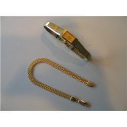 LOT, (2) WRISTWATCHES, (1) BRACELET