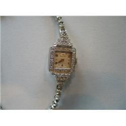 HAMILTON LADIES WATCH W/ DIAMONDS