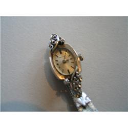 LADIES BULOVA WATCH W/DIAMONDS