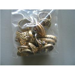 LOT, RINGS W/DIAMONDS