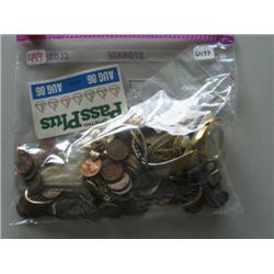 LOT, MISC. JEWELRY, PENNIES & SILVER