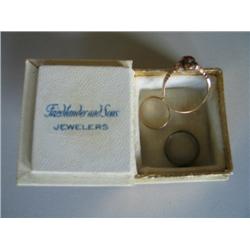 LOT, RINGS & SMALL BOOK