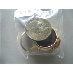 LOT, (2) RINGS & (2) COINS