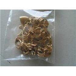 14 KYG CHARM BRACELET (APPROX 17.3G)