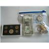 Image 1 : LOT, MISC JEWELRY, 1969 PROOF SET, (3) $1 BILLS