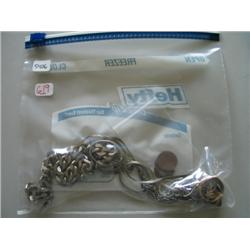 LOT, BRACELET, NECKLACES, RING & (3) PENNIES