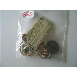 LOT, ASSORT. RINGS, SOME WITH DIAMONDS