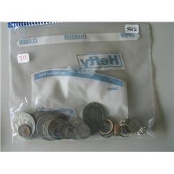 LOT, MISC JEWELRY & COINS
