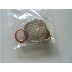 LOT, (2) MORGAN DOLLARS & RINGS