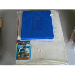 LOT, STEVE LARGENT PUZZLE, TRADING CARD BOOKS, MAGAZINES, ETC.