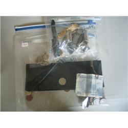 LOT, MISC JEWELRY & COINS