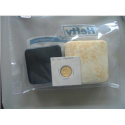 LOT, 1981 FAULKLAND ISLE 50 PENTS COIN, 1984 CANADIAN SILVER DOLLAR, 1982 1/10 OZ CHINESE PANDA GOLD