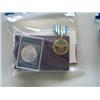 Image 1 : LOT, (2) 1987, 1988 PROOF SETS SHUTTLE COIN & MILITARY MERIT MEDAL