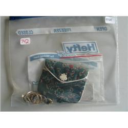 LOT, ASSORT JEWELRY, 1 TROY OZ SILVER & BUTTON