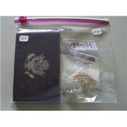 LOT, (3) RINGS W/DIAMONDS, NECKLACE & 1986 PROOF SET