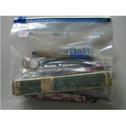 LOT, ASST. COINS, RAZORS & PENS