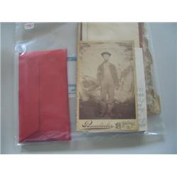 LOT, HANDWRITTEN CIVIL WAR LETTER, PHOTOGRAPH & COINS