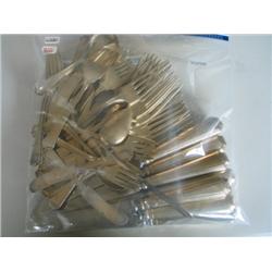 LOT, ASSORT SILVERWARE (APPROX 45 TROY OZ)