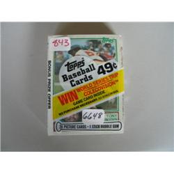 LOT, 1983 BASEBALL CARDS