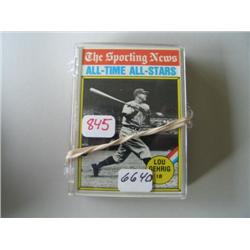 LOT, 1975 BASEBALL CARDS