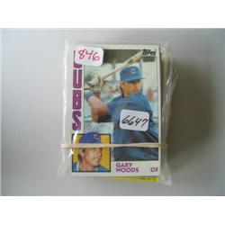 LOT, 1984 BASEBALL CARDS