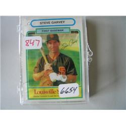 LOT, STEVE GARVEY CARDS