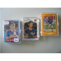 LOT, GREGG JEFFRIES TRADING CARDS