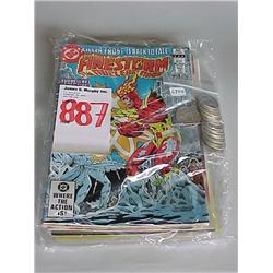 LOT, COMIC BOOKS & (12) HALF DOLLARS