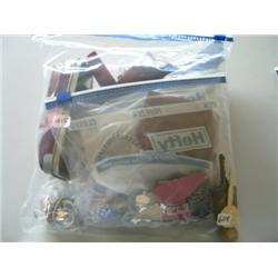 LOT, MISC. JEWELRY, WATCH, GLOVES & MISC. ITEMS