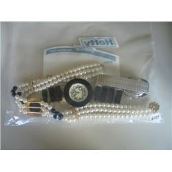 LOT, WATCHES, NECKLACE & RINGS