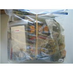 LOT, MISC. JEWELRY, WATCHES, STONES, BASEBALL CARDS, COMIC BOOKS & MISC. ITEMS