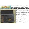 Image 2 : Amaizablaze Model 4100 corn stove-up to 50,000 BTU