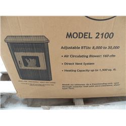 Amaizablaze Model 2100 corn stove-up to 30,000 BTU